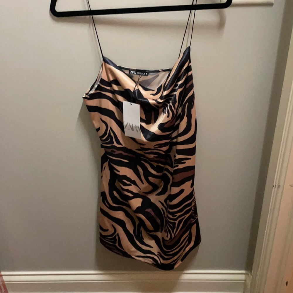 ZARA zebra print dress